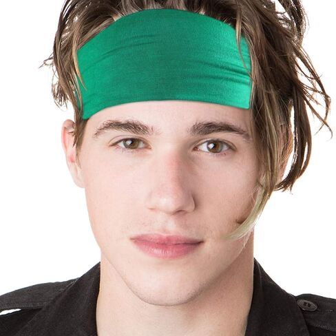 6 عبوات من عصابات الرأس الرياضية للرجال، عصابة رأس خفيفة الوزن للرجال من OFFTESTY قابلة للتمدد وممتصة للرطوبة in Kuwait