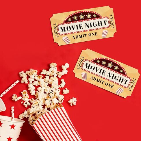 Movie Tickets Single Roll Raffle Tickets for Events, Classroom or School Carnivals, Family Games, Door Prizes (1000 Pcs) in Saudi Arabia