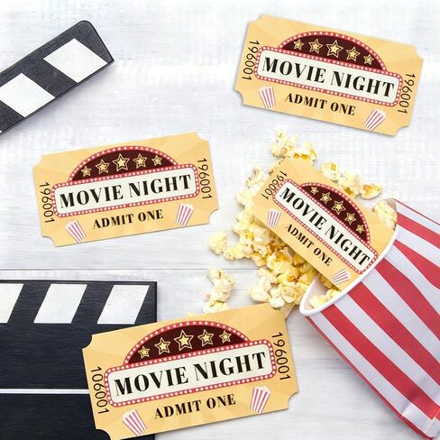 Movie Tickets Single Roll Raffle Tickets for Events, Classroom or School Carnivals, Family Games, Door Prizes (1000 Pcs) in Saudi Arabia