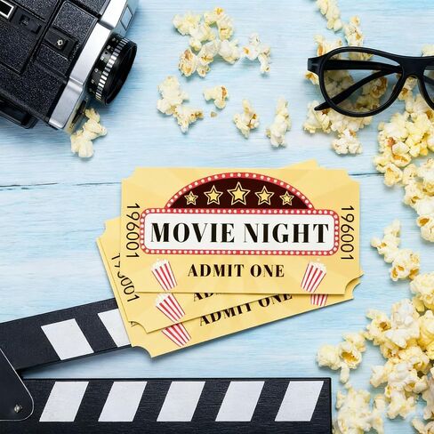 Movie Tickets Single Roll Raffle Tickets for Events, Classroom or School Carnivals, Family Games, Door Prizes (1000 Pcs) in Saudi Arabia
