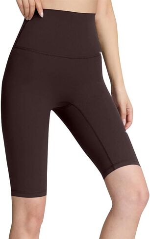 Womens Summer High Waisted Shorts Buttery Soft Athletic Running Biker Workout Yoga Volleyball Spandex Yoga Shorts in Kuwait