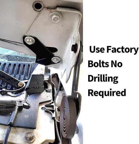 Hood Hinge Mount Brackets for Chevy Silverado Tahoe Suburban & GMC Sierra Yukon 1999-2006, No-Drill Ditch Light Brackets for LED Pods, Antennas & Offroad Lights in Saudi Arabia