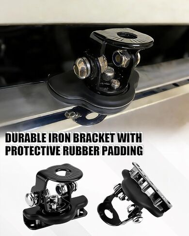 LED Light Bar Mounting Brackets, Universal Iron No-Drill Adjustable Ditch Light Mounts for SUV Truck Off Road Pod Light Clamp, 2PCS in Saudi Arabia