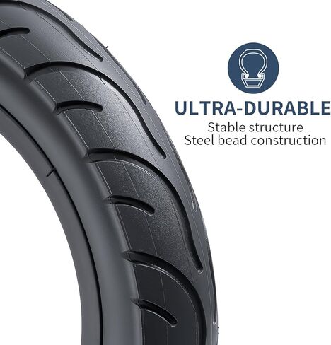 YunSCM 12.5" Bike Tires 12 1/2x2 1/4(57-203) and 12.5" Bike Tubes Schrader Valve with 2 Rim Strips Compatible with Road Bike 12 1/2 x 2 1/4 Kid Bicycle Tires and Tubes (A-1033) in Saudi Arabia