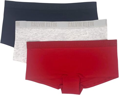 Calvin Klein Women's Monochrome Cotton Boyshort 3 Pack in Saudi Arabia