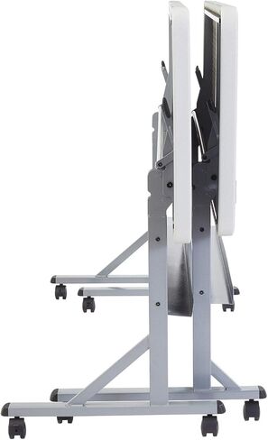 Global Industrial Blow Molded Folding Training Table, White, 60" L x 24" W x 29-1/2"H, Mobile Folding Conference Room Table, Dual Grommet Cable Management Holes in Saudi Arabia