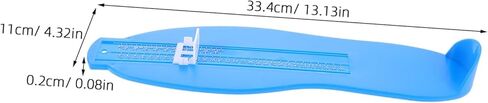 Portable Foot Measuring Device Accurate Shoe Sizer for Adults and Boys and Girls Sturdy Plastic Foot Gauge for Home Use and Shoe Fitting in Saudi Arabia