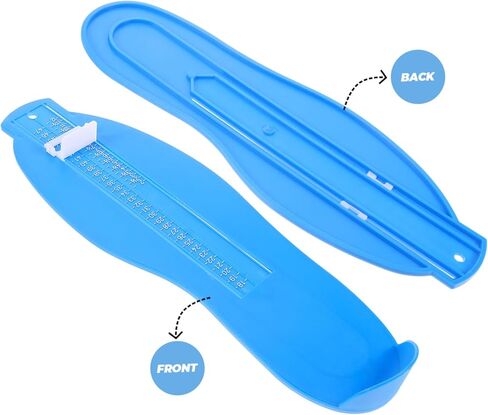 Portable Foot Measuring Device Accurate Shoe Sizer for Adults and Boys and Girls Sturdy Plastic Foot Gauge for Home Use and Shoe Fitting in Saudi Arabia
