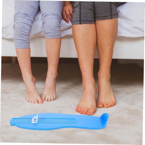 Portable Foot Measuring Device Accurate Shoe Sizer for Adults and Boys and Girls Sturdy Plastic Foot Gauge for Home Use and Shoe Fitting in Saudi Arabia