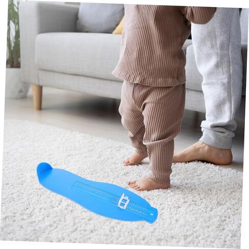 Portable Foot Measuring Device Accurate Shoe Sizer for Adults and Boys and Girls Sturdy Plastic Foot Gauge for Home Use and Shoe Fitting in Saudi Arabia
