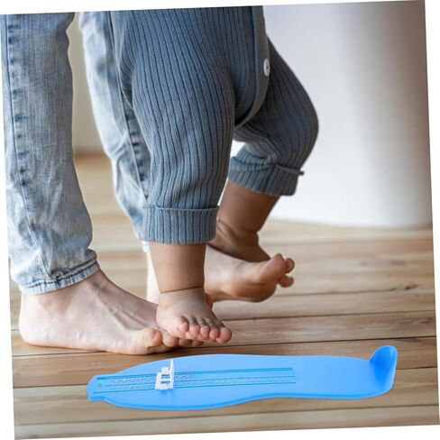 Portable Foot Measuring Device Accurate Shoe Sizer for Adults and Boys and Girls Sturdy Plastic Foot Gauge for Home Use and Shoe Fitting in Saudi Arabia