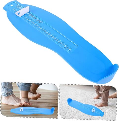 Portable Foot Measuring Device Accurate Shoe Sizer for Adults and Boys and Girls Sturdy Plastic Foot Gauge for Home Use and Shoe Fitting in Saudi Arabia
