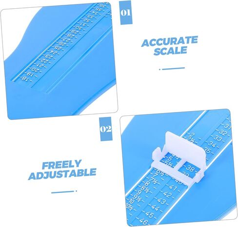 Portable Foot Sizer Measuring Device for Adults and Boys and Girls Accurate Foot Measurement Gauge for Shoe Fitting at Home Universal Fit for Ages in Saudi Arabia
