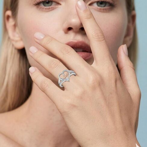 Sweet 16 Rings 925 Sterling Silver Sweet 16th Birthday Rings Infinity Heart Sixteen Birthday Jewelry Gifts for Women in Saudi Arabia