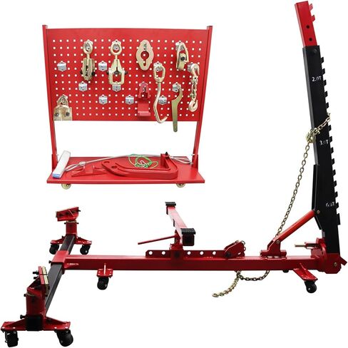 آلة إطار هيكل السيارة 98KN رف فرد إطار السيارة لإصلاح الاصطدام مع نظام السحب سعة تحميل 6600 رطل in Kuwait