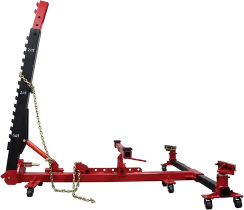 آلة إطار هيكل السيارة 98KN رف فرد إطار السيارة لإصلاح الاصطدام مع نظام السحب سعة تحميل 6600 رطل in Kuwait