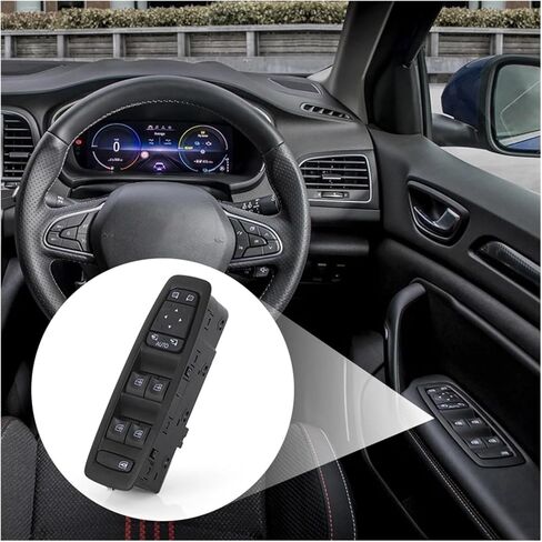 254012952R مفتاح نافذة الطاقة متوافق مع رينو ميجان 4 كادجار جراند سينيك 4 تاليسمان 2015 2016 2017 2018 2019 2020 2021 2022 2023 in Kuwait