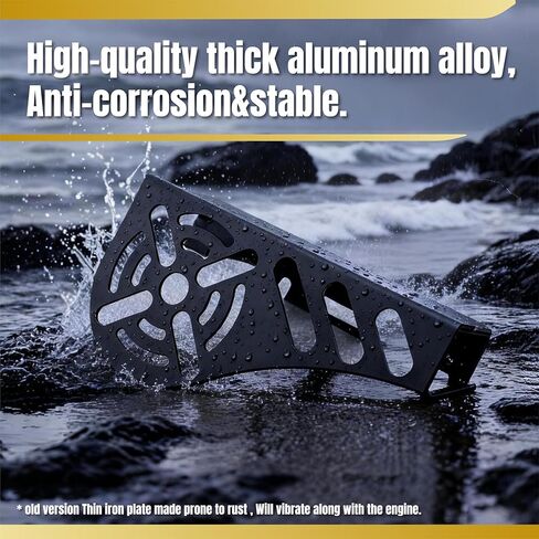 ترقية الألومنيوم دراجة صغيرة مخلب غطاء سلسلة الحرس خفيفة الوزن وسميكة لمحركات استنساخ المفترس 212cc 196cc لكولمان CT200U CT200U-EX CT100 BT200X (أسود) in Kuwait