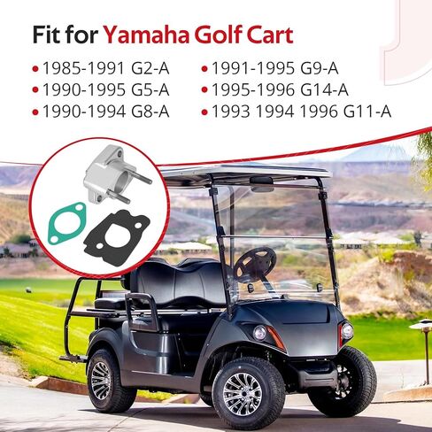 JAVIK Upgraded CNC Carburetor Spacer Joint Intake Manifold For Yamaha Golf Cart G2-A G5-A G8-A G9-A G14-A G11-A 1985-1996 O.E.M# J38-13596-00-00 in Saudi Arabia