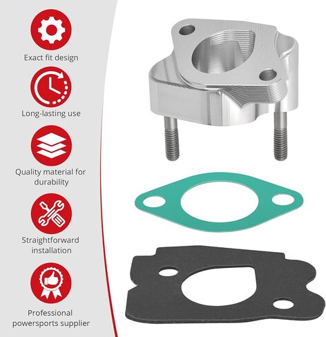 JAVIK Upgraded CNC Carburetor Spacer Joint Intake Manifold For Yamaha Golf Cart G2-A G5-A G8-A G9-A G14-A G11-A 1985-1996 O.E.M# J38-13596-00-00 in Saudi Arabia