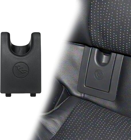 Child Seat Anchor Isofix Cover for Toyota Camry,Rear Child Restraint Seat Safety Belt Anchor Cover for Toyota Avalon (Black, 1Pcs Cover only) in Saudi Arabia
