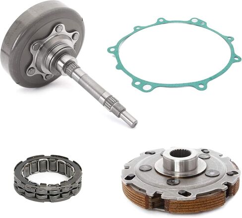 مجموعة القابض الرطب لـ Yamaha Wolverine 450 2006-2010، حامل القابض Assy 5GH-16620-00-00، غطاء الغطاء 5GH-16611-10-00، الحشية 5GH-15463-00-00، محمل اتجاه واحد 5GH-16664-00-00 in Saudi Arabia