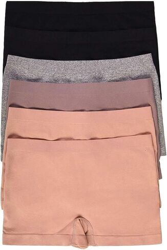 سراويل داخلية نسائية بدون خياطة من WS Mamia للأولاد قابلة للتمدد وأنيقة ومثيرة متعددة 6 قطع (Aztec-6pack) in Kuwait