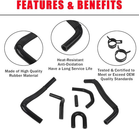 Low Pressure Fuel Line Kit Fit for 2004.5-2005 Chevy Silverado 2500 HD GMC Sierra 3500/2500 HD LLY Duramax 6.6L 2500/3500HD Replaces# 12625277 97321372 97321375 in Saudi Arabia