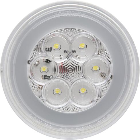 Optronics BUL101CBP Clear 4" Round Sealed DOT LED Back-Up Light, White in Saudi Arabia