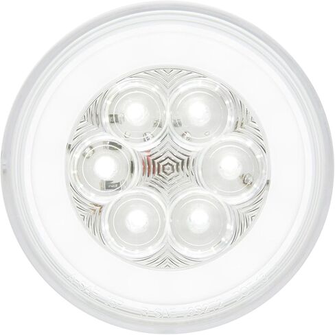 Optronics BUL101CBP Clear 4" Round Sealed DOT LED Back-Up Light, White in Saudi Arabia