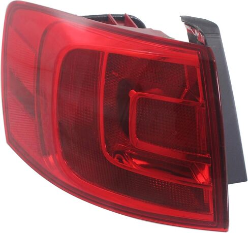 EVAN FISCHER Driver Side, Outer Tail Light Compatible with 2011-2018 Volkswagen Jetta - VW2804107 in Saudi Arabia
