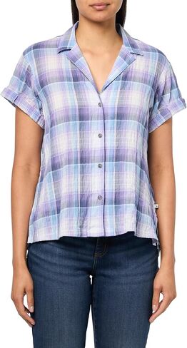 Eddie Bauer Women's Wr Ss Packable Camp Shirt in Saudi Arabia