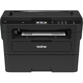 طابعة ليزر أحادية اللون الكل في واحد من سلسلة Brother HL-L2395DW - طباعة نسخة مسح ضوئي - طباعة تلقائية على الوجهين - 36 صفحة في الدقيقة، 2400 × 600 نقطة في البوصة، 250 ورقة - شاشة لمس ملونة 2.7 بوصة - USB عالي السرعة، كابل طابعة Wulic in Kuwait