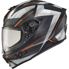 ScorpionEXO R420 Full Face Motorcycle Helmet with Bluetooth Ready Speaker Pockets DOT Snell Namaskar (Black - XS) in Saudi Arabia
