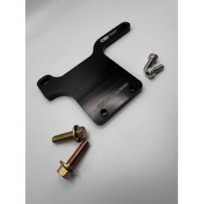 Almanzar Motorsports Weldon Regulator Billet Bracket، ألومنيوم مؤكسد أسود، حامل جدار الحماية لهيكل EK EG DC in Kuwait