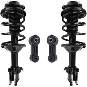 Detroit Axle - Front Struts Sway Bars for 2016-2021 Nissan Maxima, 2 Struts with Coil Springs 2 Sway Bar End Links 2017 2018 2019 2020 Suspension Replacement in Saudi Arabia