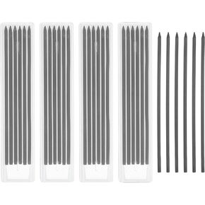 PATIKIL 30Pcs 2.8mm Carpenter Pencil Lead Refills, Solid Dry Pencil Refills Break Resistant Lead Refill for Mechanical Carpenter Construction Pencils Art Drafting, Black, Yellow in Saudi Arabia