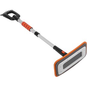 Tissting Snow Broom Ice مكشطة 31 × 15 × 90 سم تلسكوبي مكنسة الثلج أداة إزالة الجليد القابلة للتمديد للنافذة والزجاج الأمامي (أزرق) in Saudi Arabia