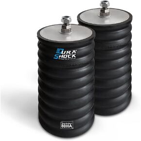 سدادة مطاطية طبيعية مقترنة لـ RAM ProMaster 1500/2500 / 3500 | نظام تعزيز التعليق | سعة 9000 رطل عند ضغط 50% (7 بوصة × 10 بوصة، UB1223-80) in Kuwait