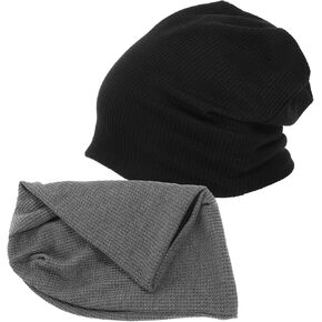 2pcs Men's Winter Cycling Hat Windproof Warm Cap Running Hat for Outdoor Sports in Saudi Arabia