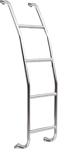 Surco A093 Stainless Steel 4-Step Van Ladder - Compatible with Select Chevrolet, Dodge, Ford, and GMC Full-Size Vans in Saudi Arabia