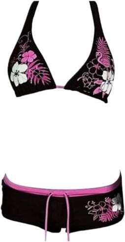 Tankini Y2k مجموعة البكيني 2000s لطيف لباس سباحة Kawaii خمر بيكيني مع مجموعة تي شيرتات قصيرة للأطفال 2 قطعة الجرونج ايمو Alt ملابس السباحة in Kuwait