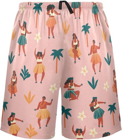 visesunny Mens Pajama Bottom Animal Printed Soft Sleep Shorts for Men Breathable Loungewear Pjs Pants with Pockets Size S-XXL in Saudi Arabia