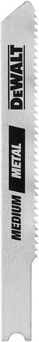 DEWALT DW3755H 4-Inch 8 TPI Aluminum/Fiberglass Cut HCS T-Shank Jig Saw Blade (5-Pack) in Saudi Arabia