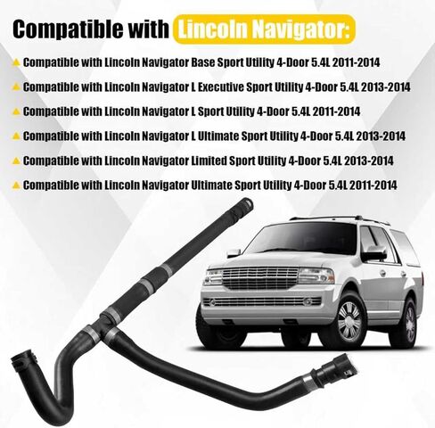 BL1Z-18472-A HVAC Engine Heater Hose Assembly Compatible with Ford Expedition 2011-2014 Lincoln Navigator 2011-2014 5.4L SUV Sport Utility Vehicle Replace 626-585 BL1Z18472A in Saudi Arabia