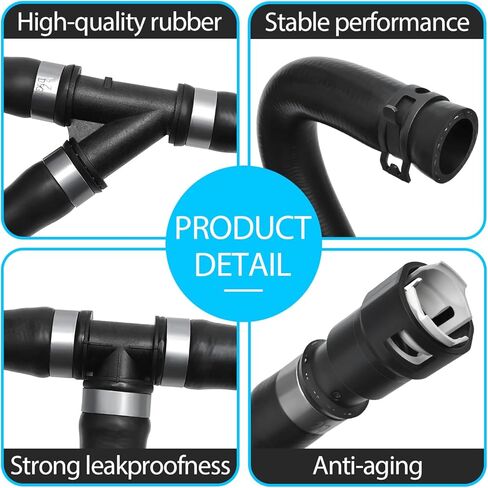 Inlet and Outlet HVAC Heater Hose Assembly Compatible with Ford Expedition 2011-2014 Lincoln Navigator 2011-2014 5.4L Replace BL1Z18472B BL1Z18472A KH557 KH558 in Saudi Arabia