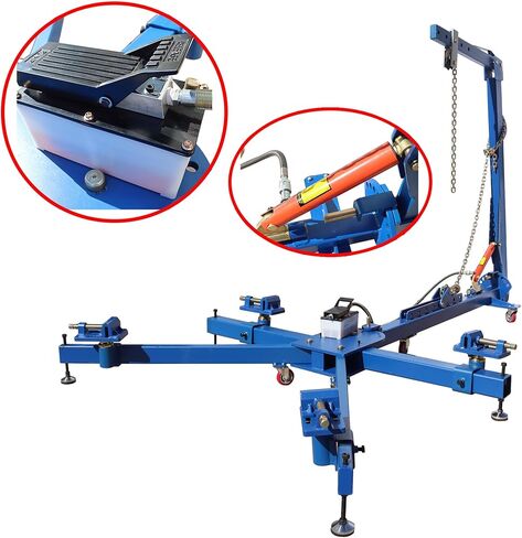10Ton/98KN إطار جسم السيارة مستقيم معدات إصلاح جسم السيارة السيارات الإطار مصحح 7716lb/3500 كجم أقصى قدرة التحميل in Saudi Arabia