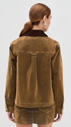 Bark Denim Flock Jacket in Saudi Arabia