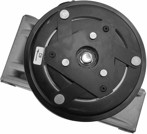 Compressor with Clutch L4 Pag 46 for Nissan for Versa 2007-2010 12V Tangent Mount-Mounting Type 4.29-Pulley Distance(in) 6pc 926001U60A 926001U600 901-23584 78404 in Saudi Arabia