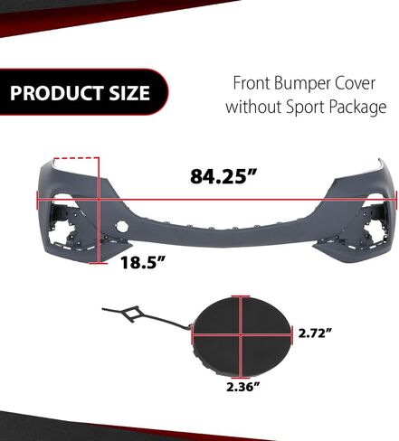Front Bumper Cover Compatible with Buick Encore GX 2020-2023 Without Sport Package 42774797 Gray in Saudi Arabia